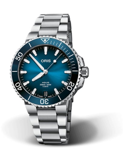 Oris Aquis Date Calibre 400 41.5 Stainless Steel / Blue / Bracelet