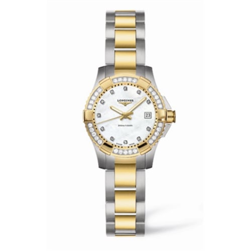 Longines Hydroconquest Quartz 25 Two Tone Diamond