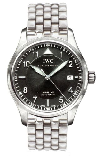 IWC Schaffhausen Pilot's Watch Mark XV Spitfire Stainless Steel / Black / Bracelet