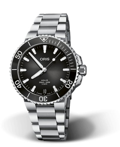 Oris Aquis Date Calibre 400 41.5 Stainless Steel / Black / Bracelet