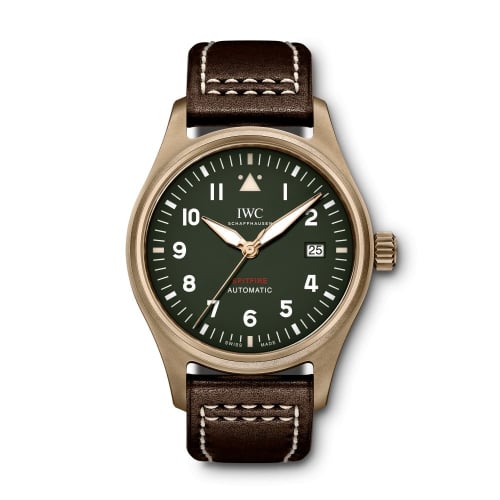 IWC Schaffhausen Pilot's Watch Automatic Spitfire Bronze / Green