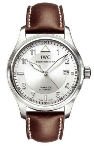 IWC Schaffhausen Pilot's Watch Mark XV Spitfire Stainless Steel / Silver / Strap
