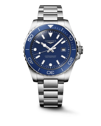 Longines Hydroconquest Quartz 42 Stainless Steel / Blue / Bracelet