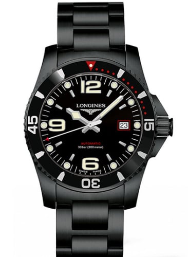 Longines HydroConquest 41 Automatic PVD / Black / Bracelet / Japan