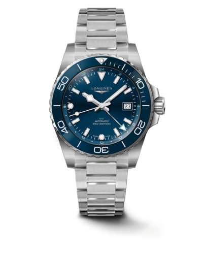 Longines Hydroconquest GMT 41 Stainless Steel / Blue / Bracelet