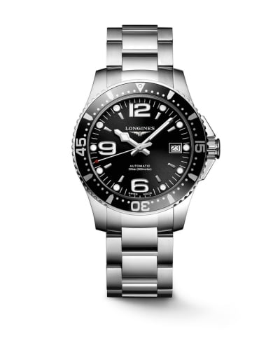 Longines HydroConquest 39 Automatic Stainless Steel / Black / Bracelet