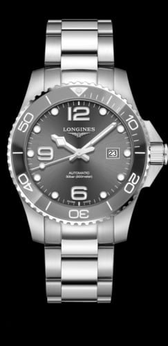 Longines HydroConquest 43 Automatic Stainless Steel / Ceramic / Grey / Bracelet
