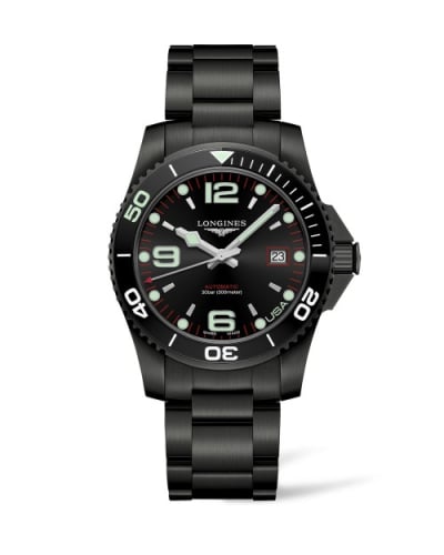 Longines HydroConquest 41 Automatic PVD / Black / Bracelet / USA