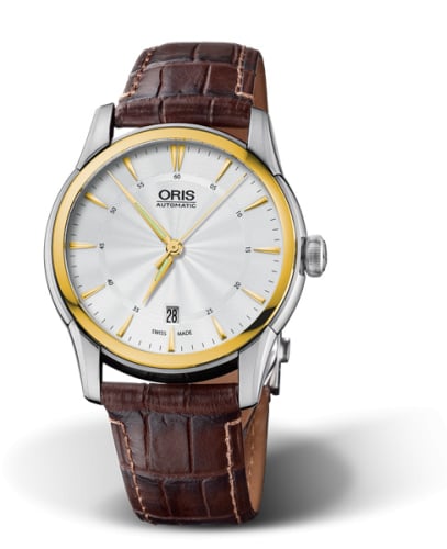 Oris Artelier Date 40 Stainless Steel - Yellow Gold / Silver