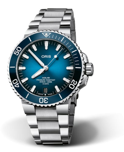 Oris Aquis Date Calibre 400 43.5 Stainless Steel / Blue / Bracelet