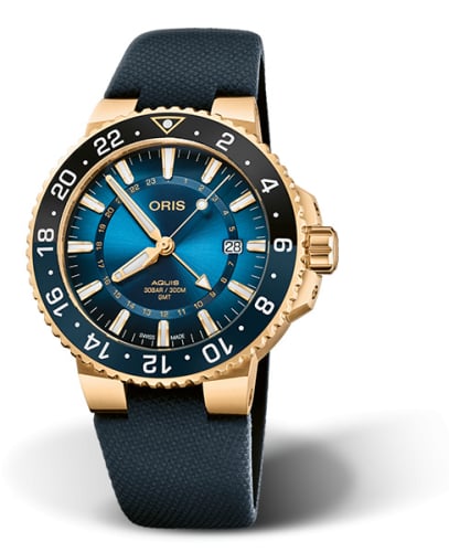 Oris Aquis GMT Carysfort Reef Gold Limited Edition