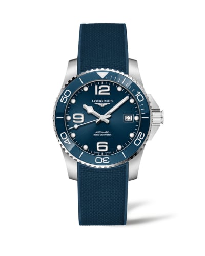 Longines HydroConquest 39 Automatic Stainless Steel / Blue / Rubber