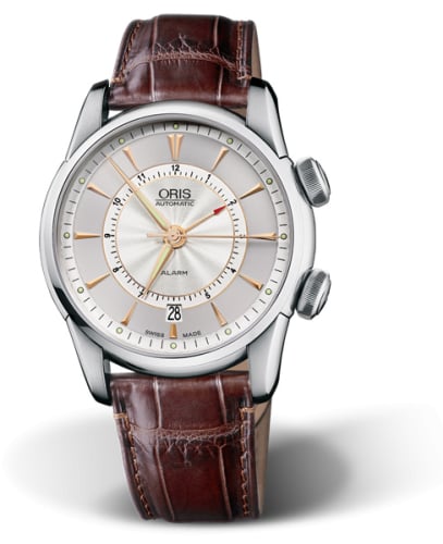 Oris Artelier Alarm Stainless Steel / Silver