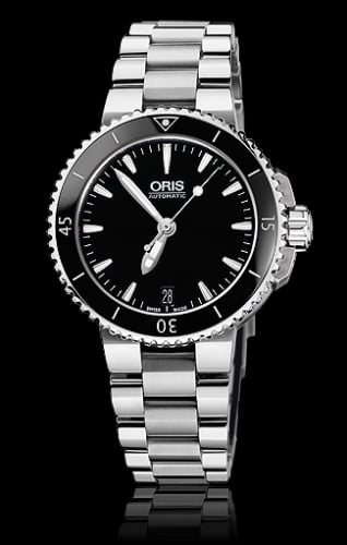 Oris Aquis Date 36 Stainless Steel / Black / Bracelet