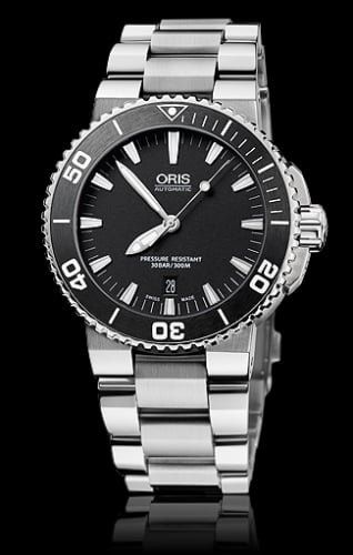 Oris Aquis Date 43 Stainless Steel / Black / Bracelet