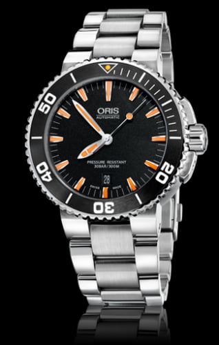 Oris Aquis Date 43 Stainless Steel / Black / Bracelet