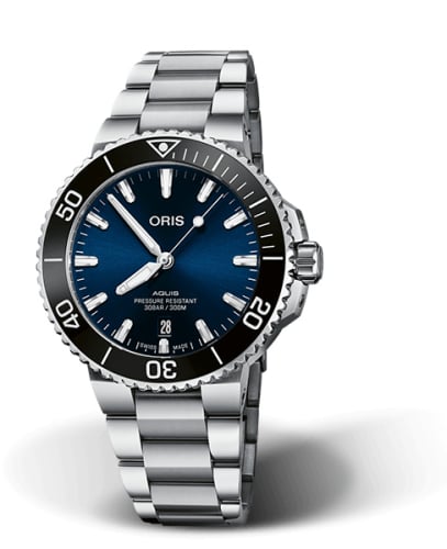 Oris Aquis Date 41.5 Stainless Steel / Blue / Bracelet