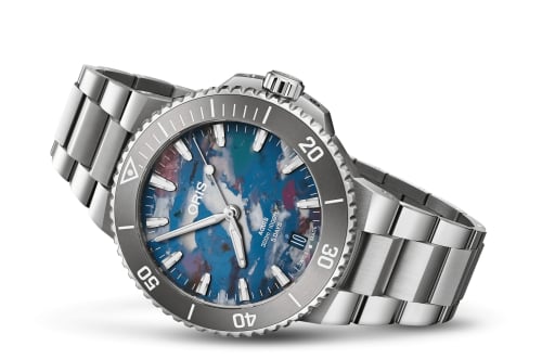 Oris Aquis Date Calibre 400 43.5 Stainless Steel / Upcycle