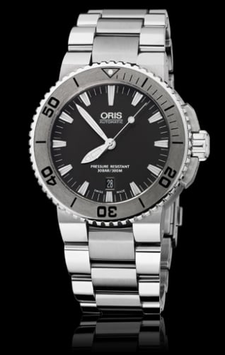 Oris Aquis Date 43 Stainless Steel / Black / Bracelet