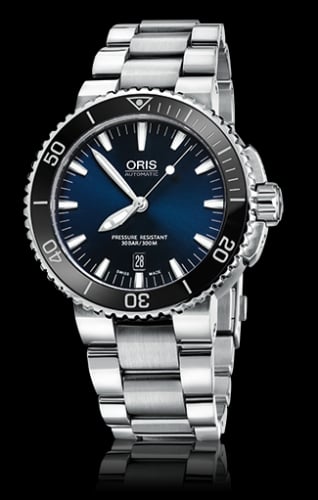 Oris Aquis Date 43 Stainless Steel / Blue / Bracelet