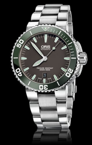 Oris Aquis Date 43 Stainless Steel / Grey / Bracelet