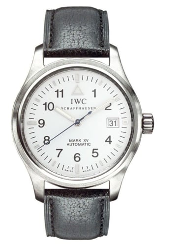 IWC Schaffhausen Pilot's Watch Mark XV Stainless Steel / White / Gadebusch