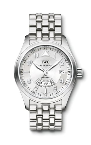 IWC Schaffhausen Pilot's Watch Spitfire UTC Stainless Steel / Silver / Bracelet