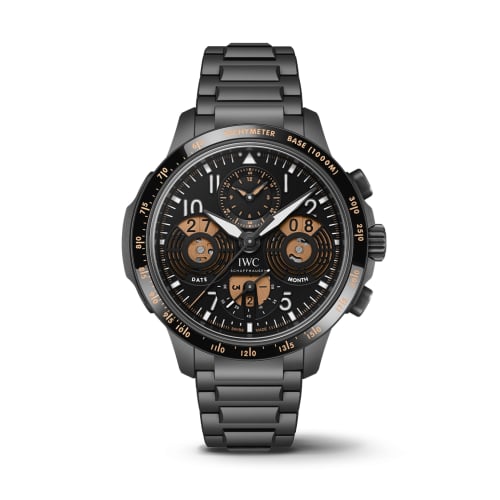 IWC Schaffhausen ilot's Watch Performance Chronograph Perpetual Calendar Digital Date-Month Ceratanium / Black / Bracelet