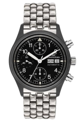 IWC Schaffhausen Pilot's Watch Chronograph Ceramic / German / Bracelet