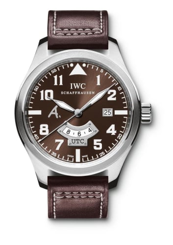 IWC Schaffhausen Pilot's Watch UTC Antoine De Saint Exupery Stainless Steel