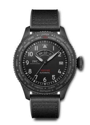IWC Schaffhausen Pilot’s Watch Timezoner Top Gun Ceratanium