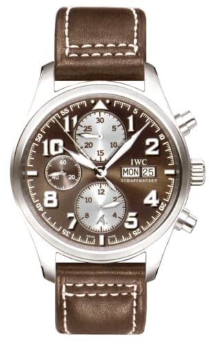 IWC Schaffhausen Pilot's Watch Chronograph Antoine de Saint Exupéry White Gold