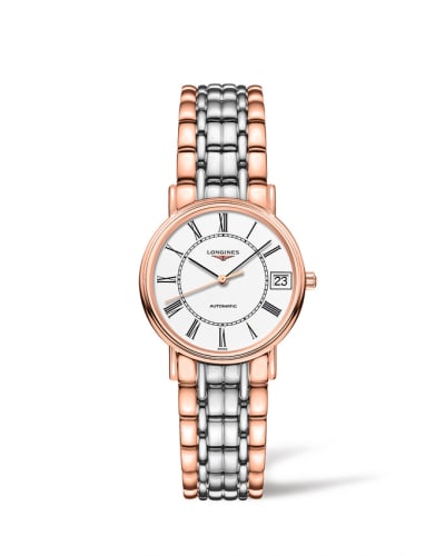 Longines Presence Automatic 30 PVD Red / White - Roman / Bracelet