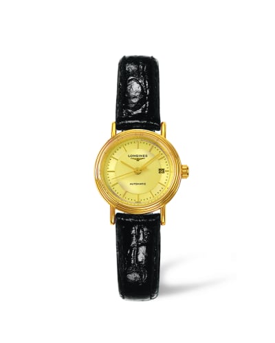 Longines Presence 25.5 Automatic PVD Gold / Champagne