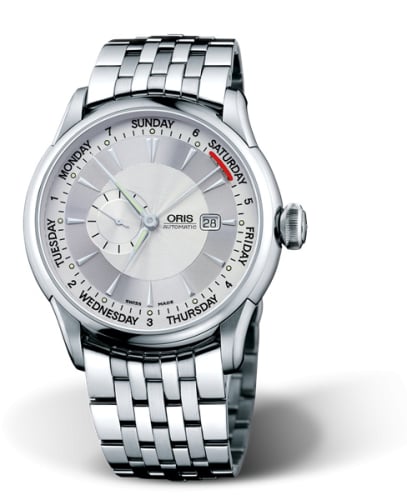 Oris Artelier Small Second Pointer Day 45 Stainless Steel / Silver / Bracelet