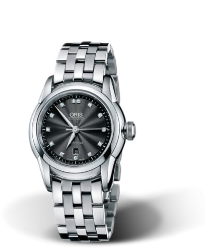 Oris Artelier Date Diamonds 31 Stainless Steel / Black / Bracelet