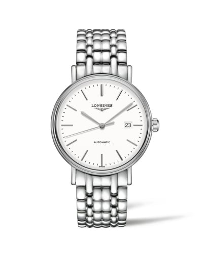 Longines Presence 40 Automatic Stainless Steel / White / Bracelet
