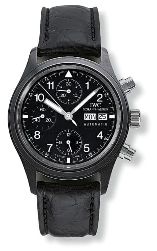 IWC Schaffhausen Pilot's Watch Chronograph Ceramic / English / Strap
