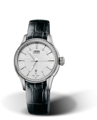 Oris Artelier Date Diamonds 31 Stainless Steel - Diamond / Silver