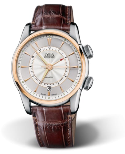 Oris Artelier Alarm Stainless Steel - Rose Gold / Silver