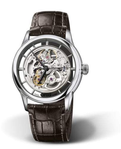 Oris Artelier Translucent Skeleton Stainless Steel