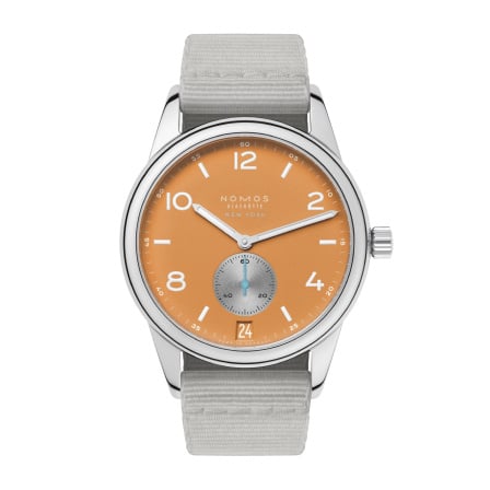 Nomos Glashütte Club Date 38 Limited Edition for Hodinkee / Sienna