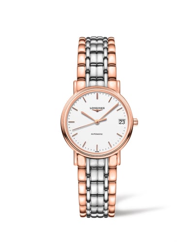 Longines Presence Automatic 30 PVD Red / White / Bracelet