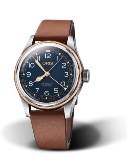 Oris Big Crown Pointer Date 40 Stainless Steel - Bronze / Blue