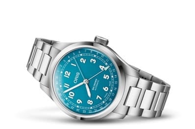 Oris Big Crown Pointer Date 40 Stainless Steel / Turquoise / Bracelet