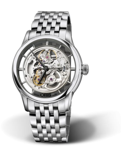 Oris Artelier Translucent Skeleton Stainless Steel / Bracelet