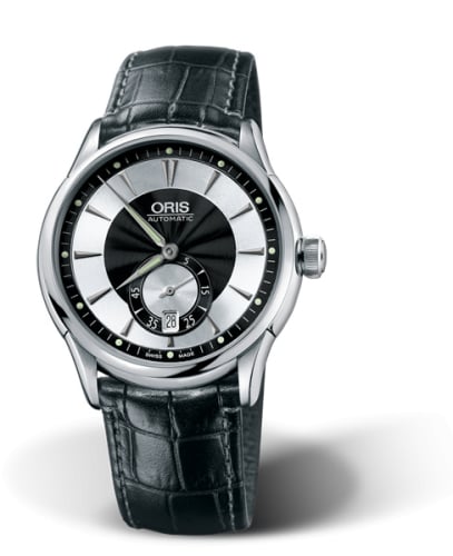 Oris Artelier Small Second Date 40 Stainless Steel / Black - Silver