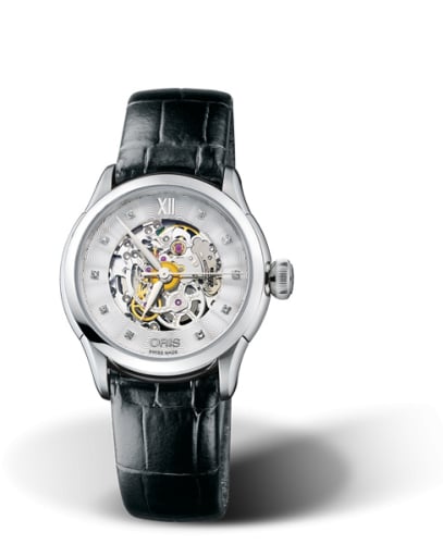 Oris Artelier Skeleton 31 Diamonds Stainless Steel