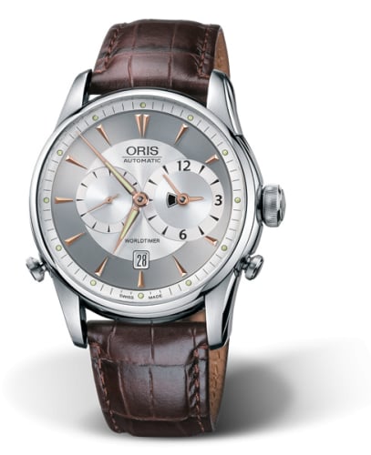 Oris Artelier Worldtimer 42.5 Stainless Steel / Silver