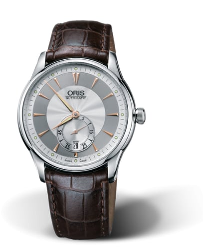 Oris Artelier Small Second Date 40 Stainless Steel / Silver